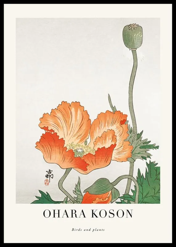 Direkt Vom Hersteller Birds And Plants No3 By Ohara Koson Poster