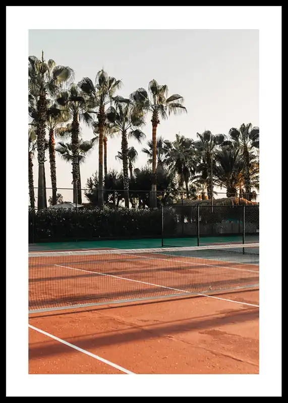 Tennis Court Poster Preisreduziert