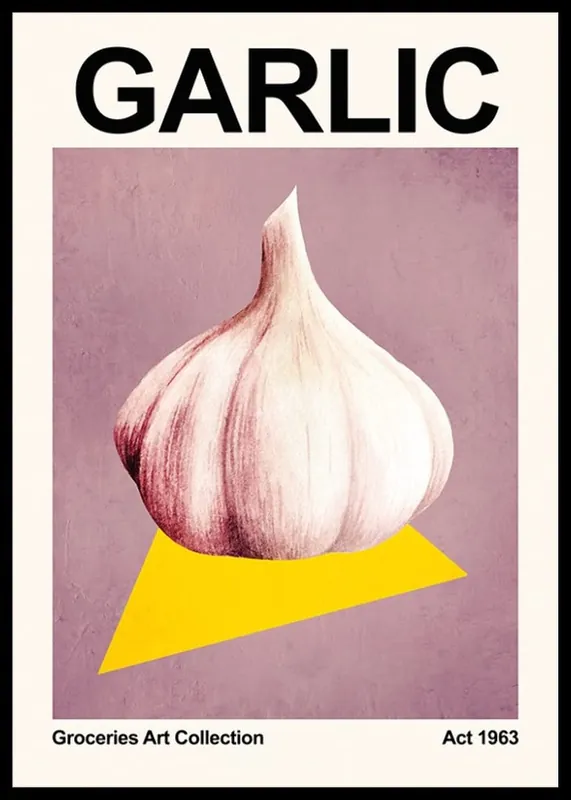 Neuheit Garlic Vintage Art Poster