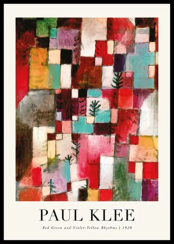 Rhythms 1920 By Paul Klee Poster Schnäppchen
