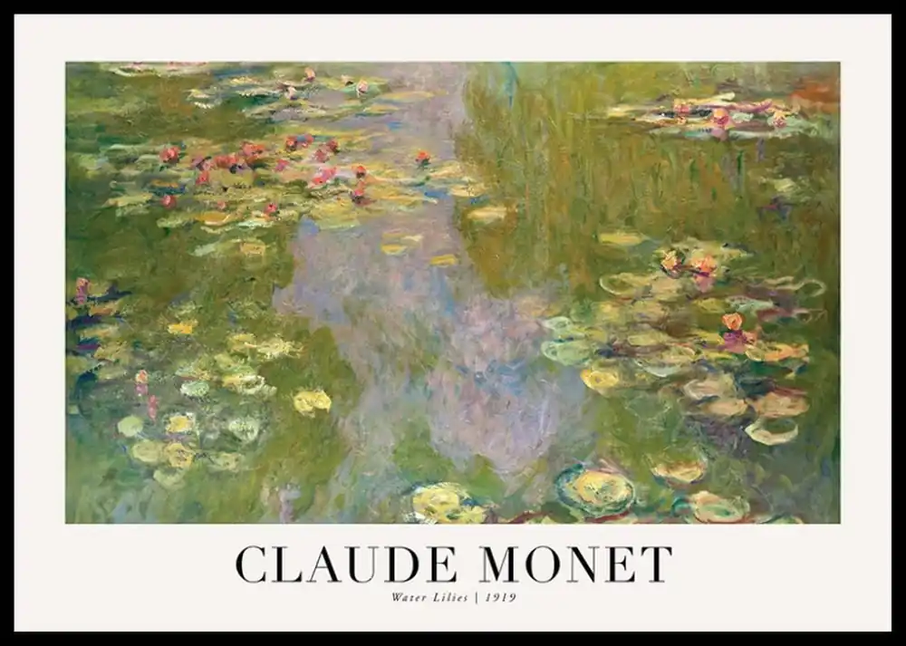 Preis Gesenkt Water Lilies Landscape 1919 By Claude Monet Poster