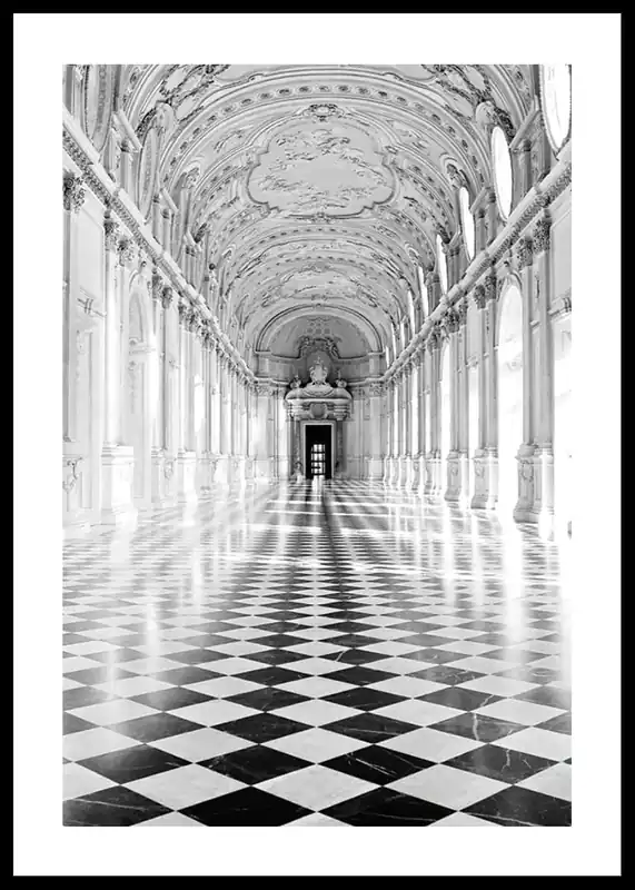 Une Salle Damier Poster Markenware