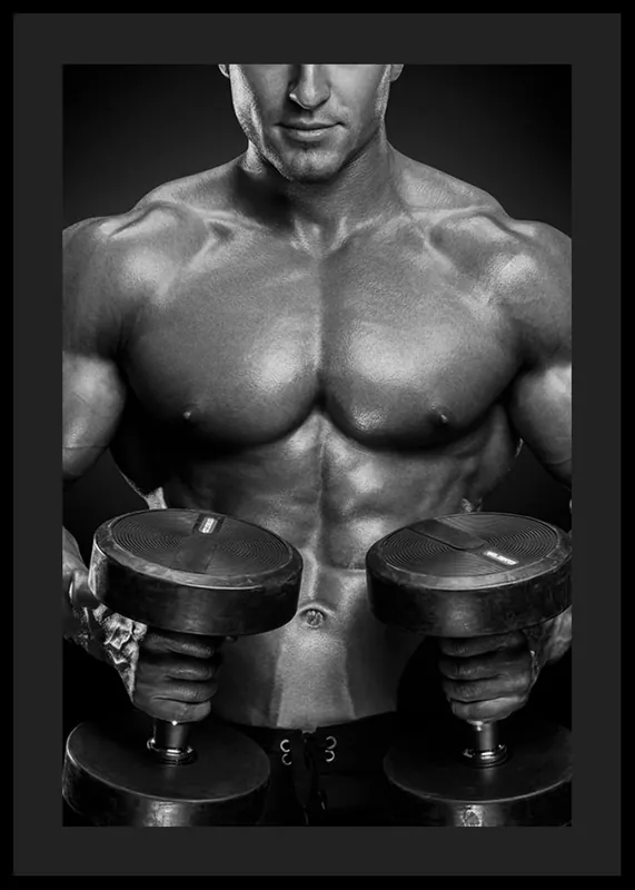 Sale Dumbbells Fitness Poster