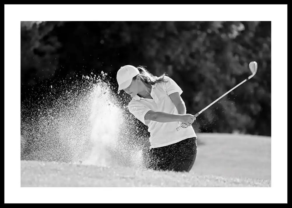 Sale Golf Bunker Shot Poster