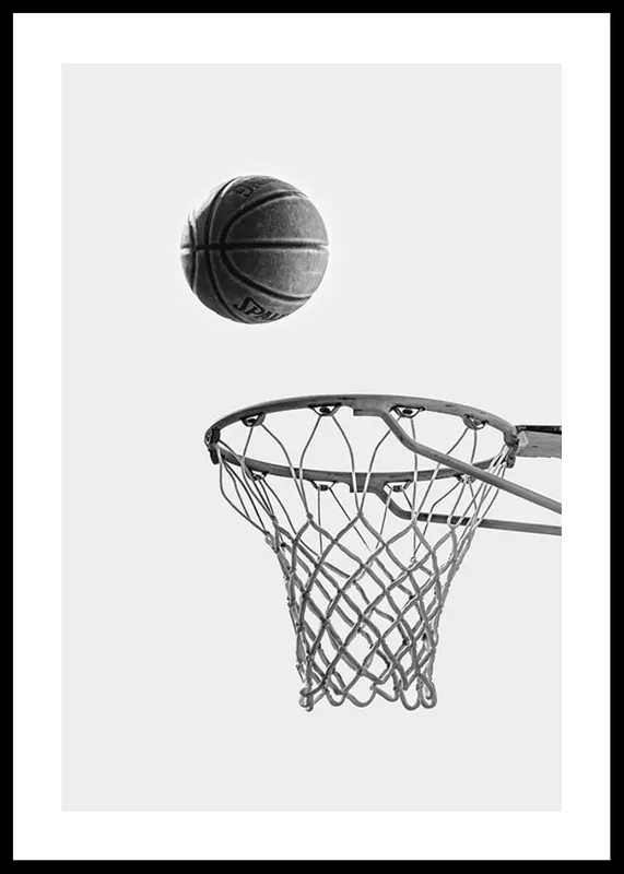 Preiswert Basketball Throw Poster