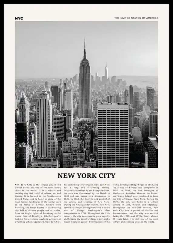 Kracherpreis This Is New York City Poster