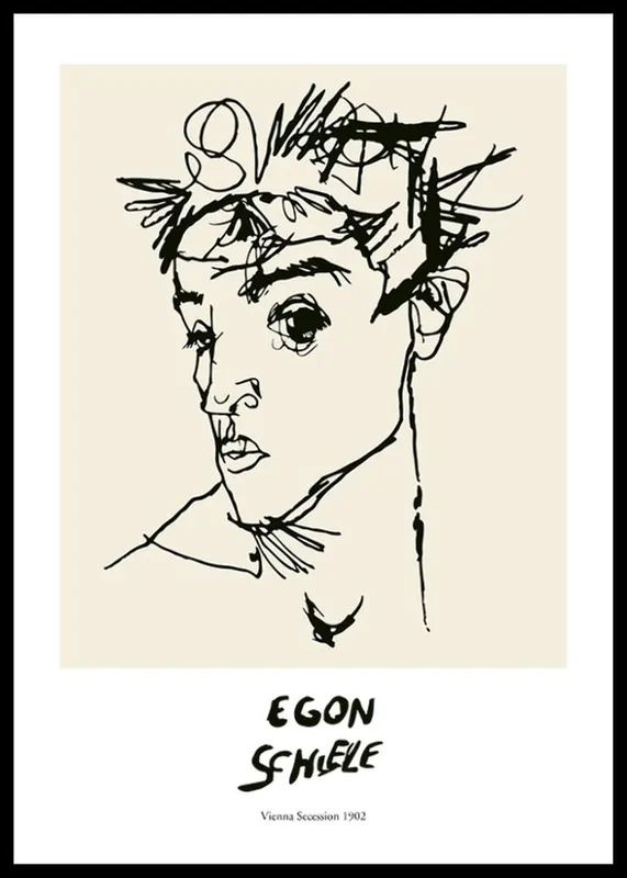 Kostenfreie Lieferung Egon Schiele Self Portrait Poster