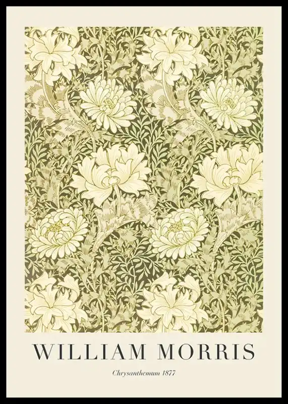 William Morris Chrysanthemum 1877 Poster Schneller Versand
