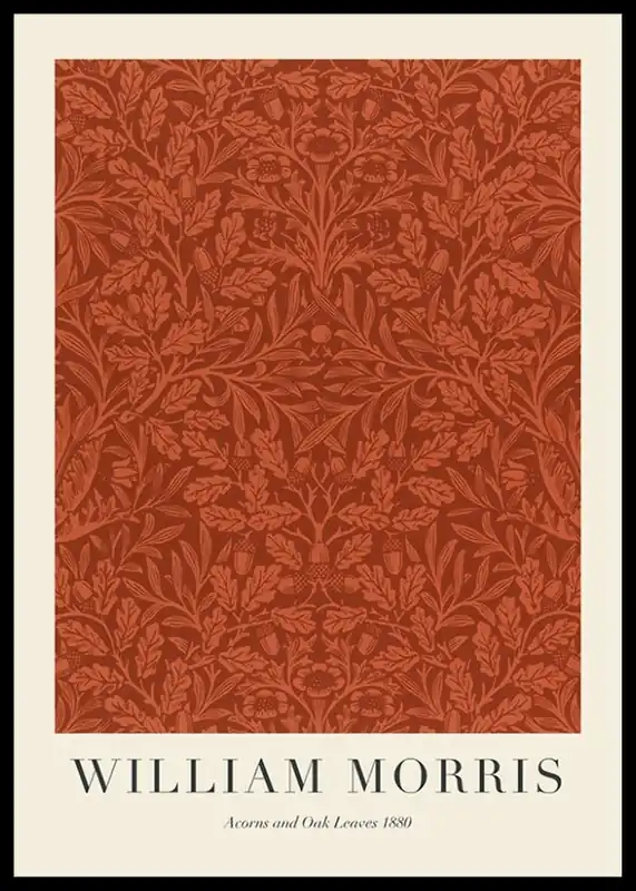 Günstig William Morris Acorns And Oak Leaves 1880 Poster