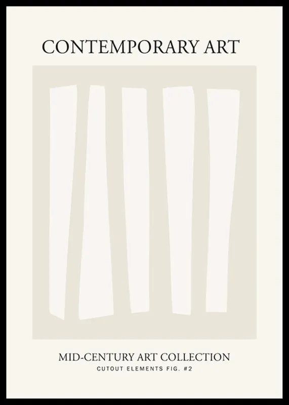 Contemporary Art No2 Poster Nur Für Kurze Zeit