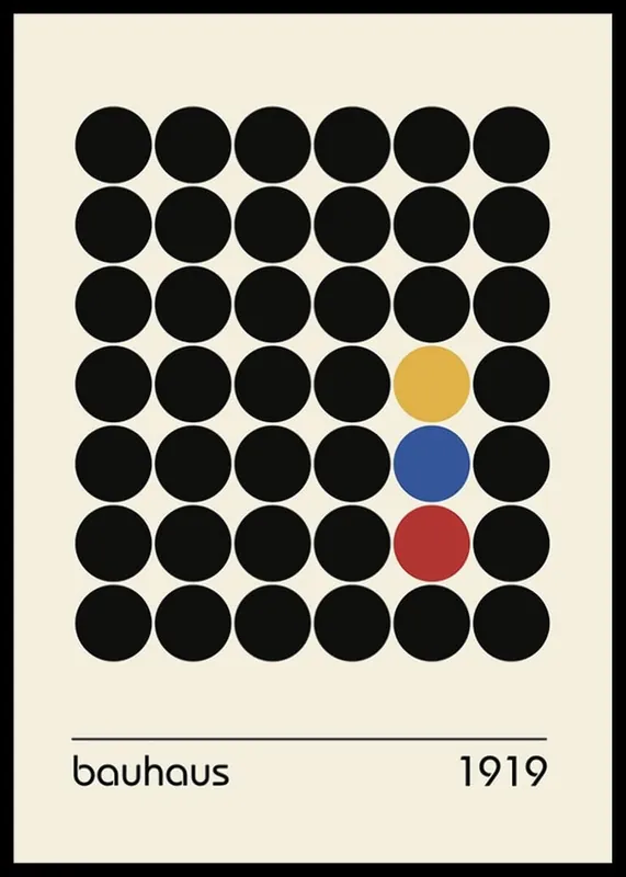 Direkt Vom Hersteller Bauhaus Dots 1919 Poster