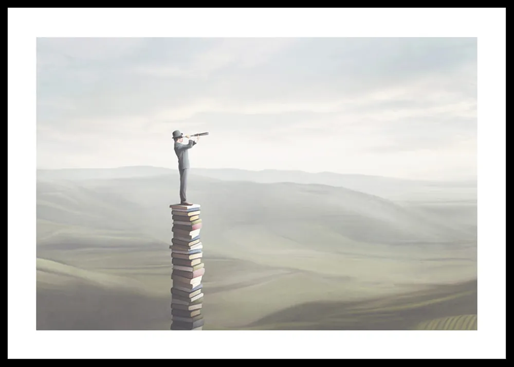 Tower Of Books Poster Online Kaufen