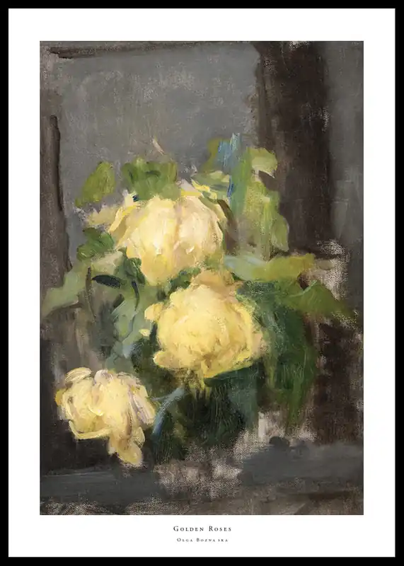 Markenware Golden Roses By Olga Boznańska Poster