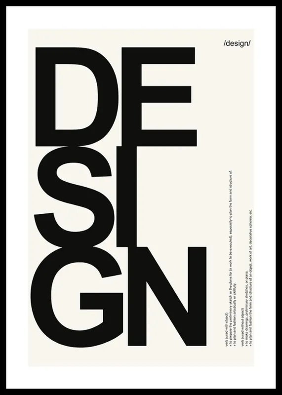 Markenprodukt Design Translated Poster