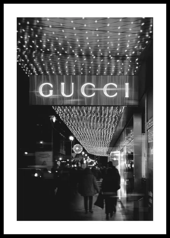 Gucci Street Poster Kostenloser Rückversand