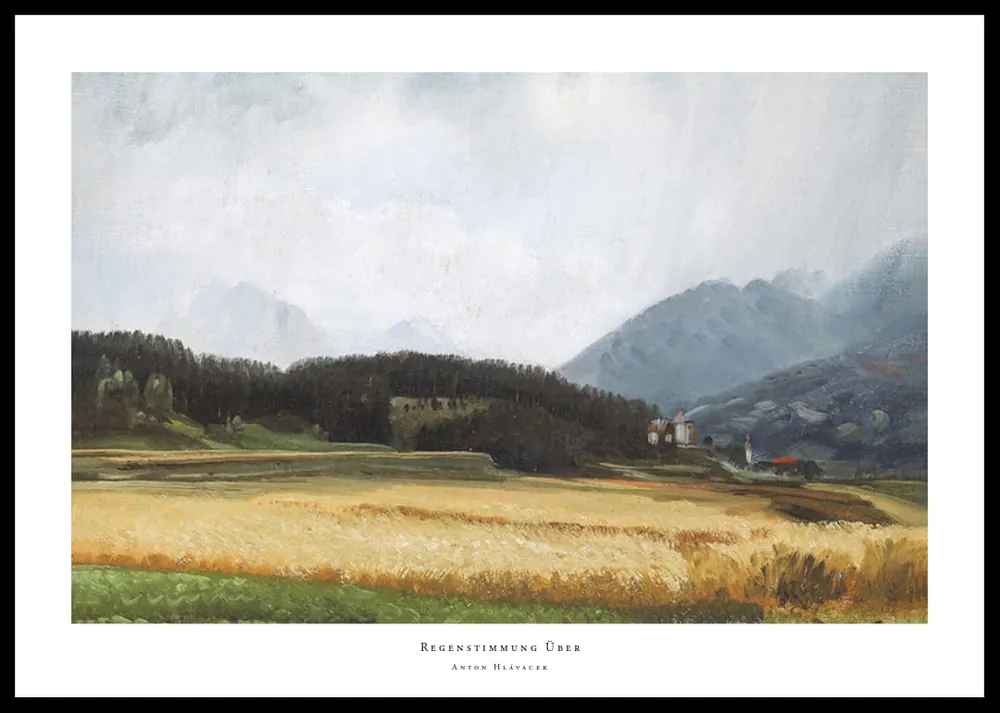 Regenstimmung Über Igls By Anton Hlávacek Poster Bestpreis