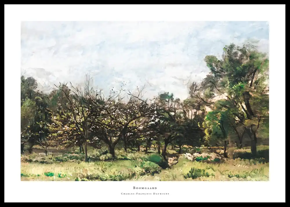 Boomgaard By Charles-François Daubigny Poster Top-Angebot