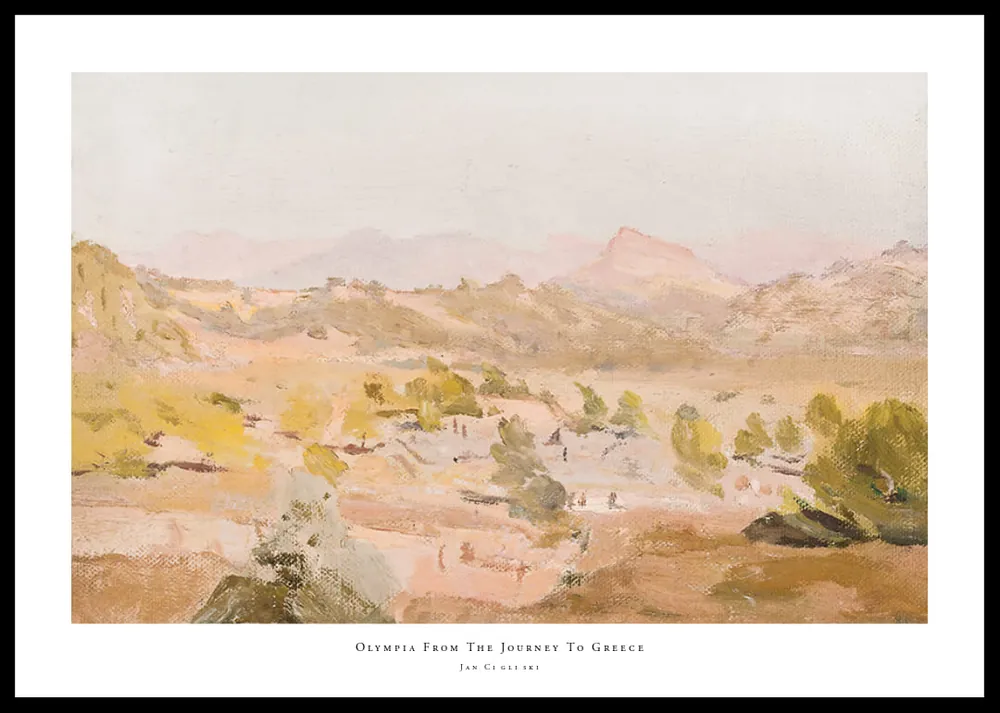 Preisknaller Olympia From The Journey To Greece By Jan Ciągliński Poster