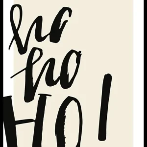 Abstract Ho Ho Ho Poster Garantierte Lieferung