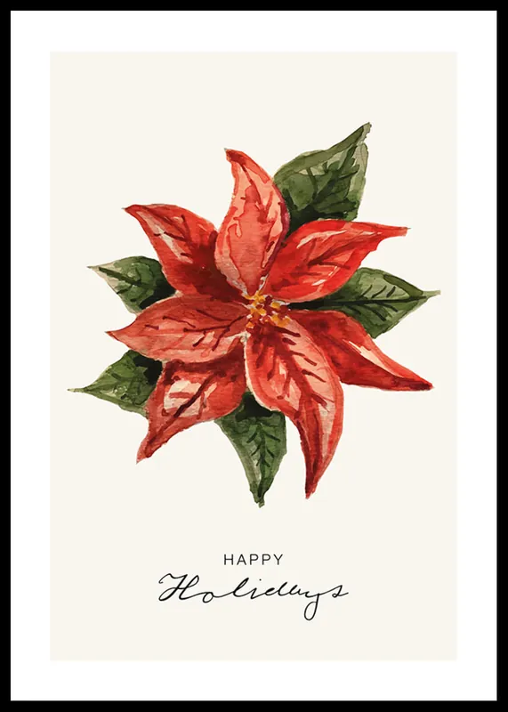 Happy Holidays Poster Zertifiziert