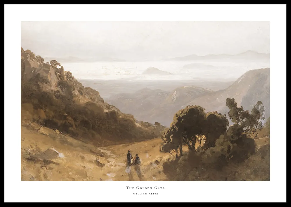 Sichere Zahlung The Golden Gate By William Keith Poster