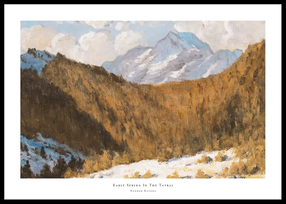 Abverkauf Early Spring In The Tatras By Nandor Katona Poster