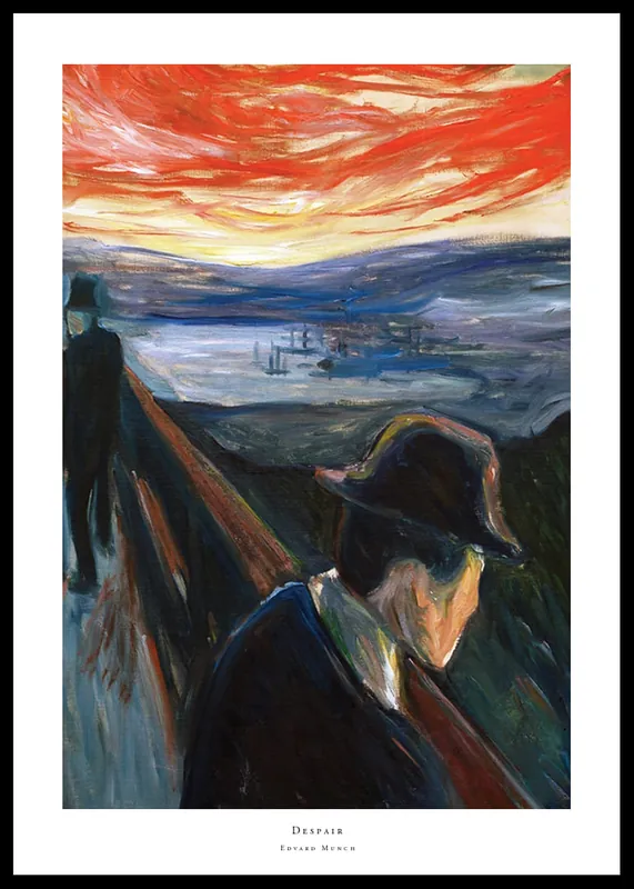 Despair By Edvard Munch Poster Zertifiziert