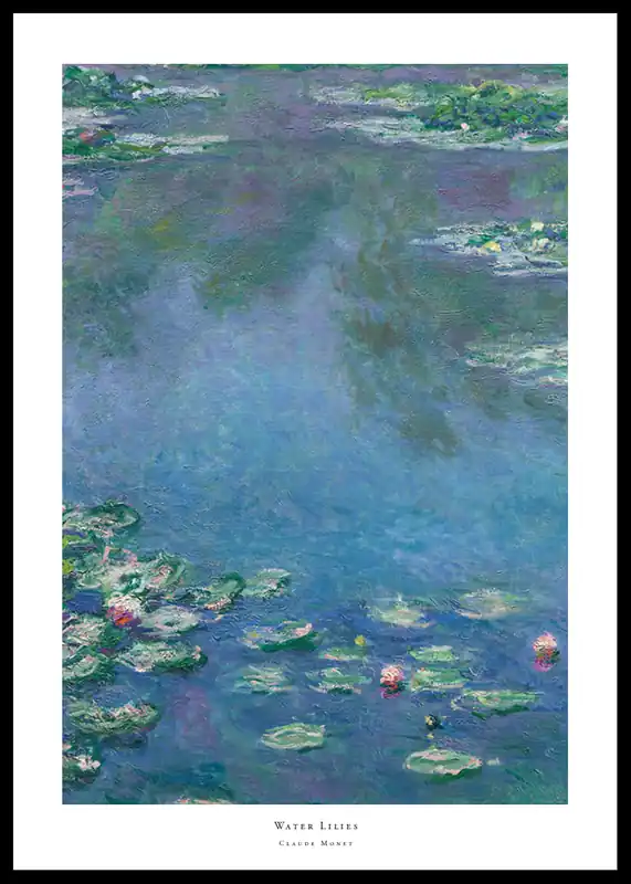 Preiswert Water Lilies By Claude Monet Poster