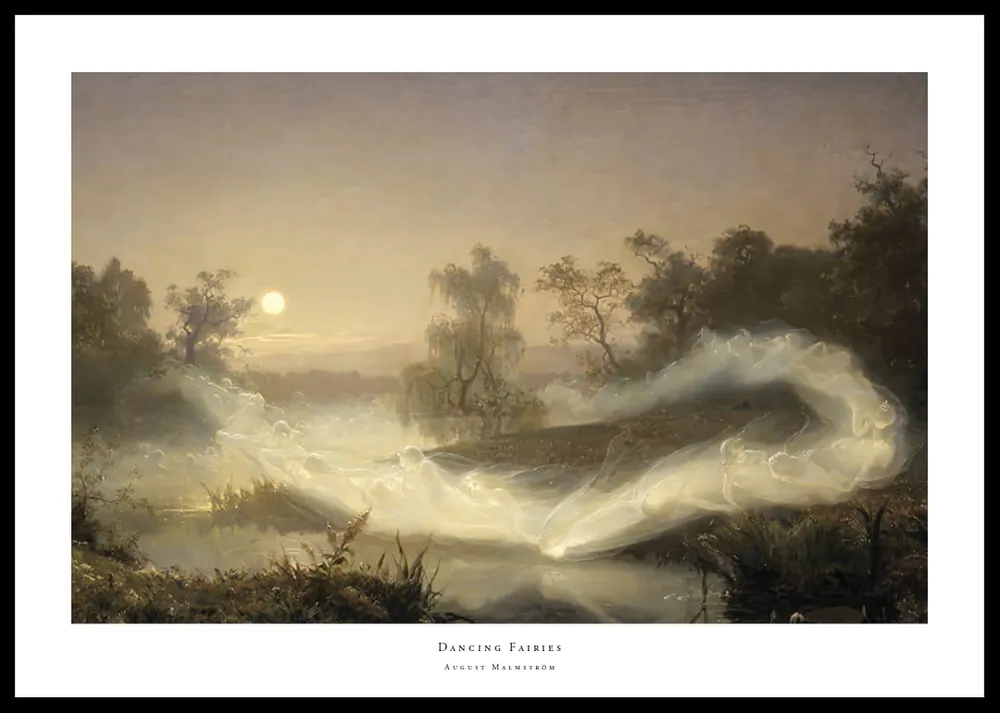 Dancing Fairies By August Malmström Poster Finale Aktion