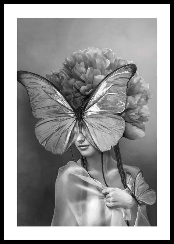 Neu Butterfly Mask Poster