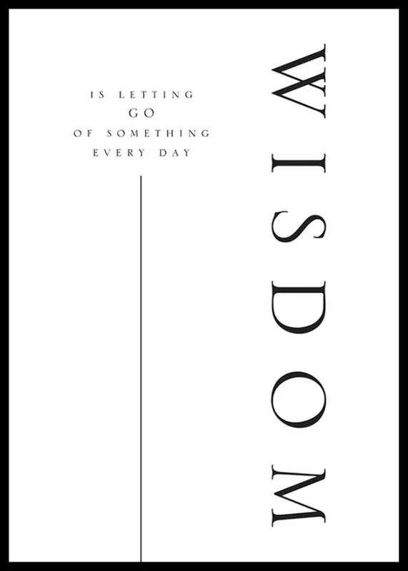Wisdom Poster Letzte Chance