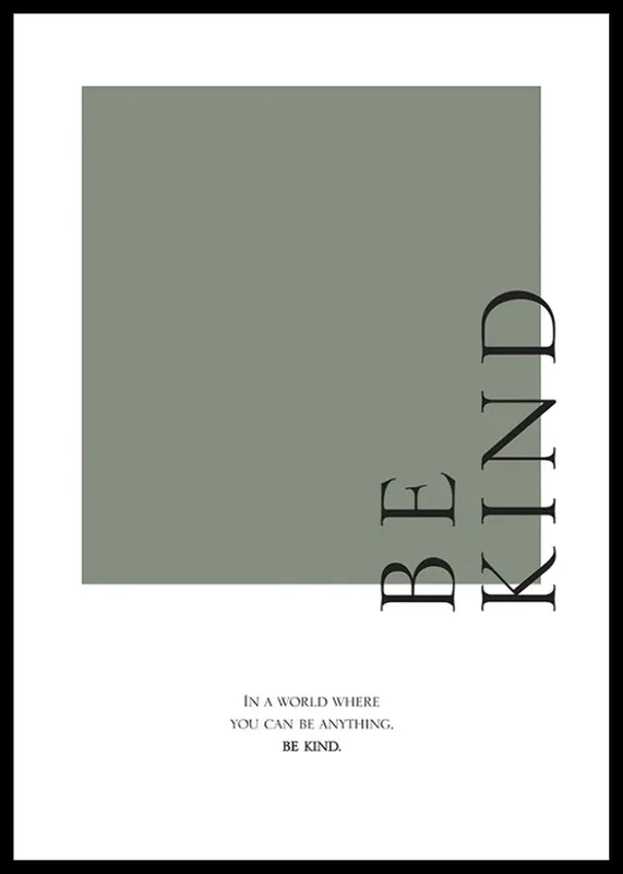 Be Kind Poster Schnäppchen