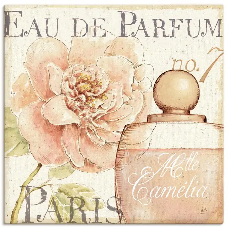 Angebot Blumen und Parfum II B2OT Wandbild