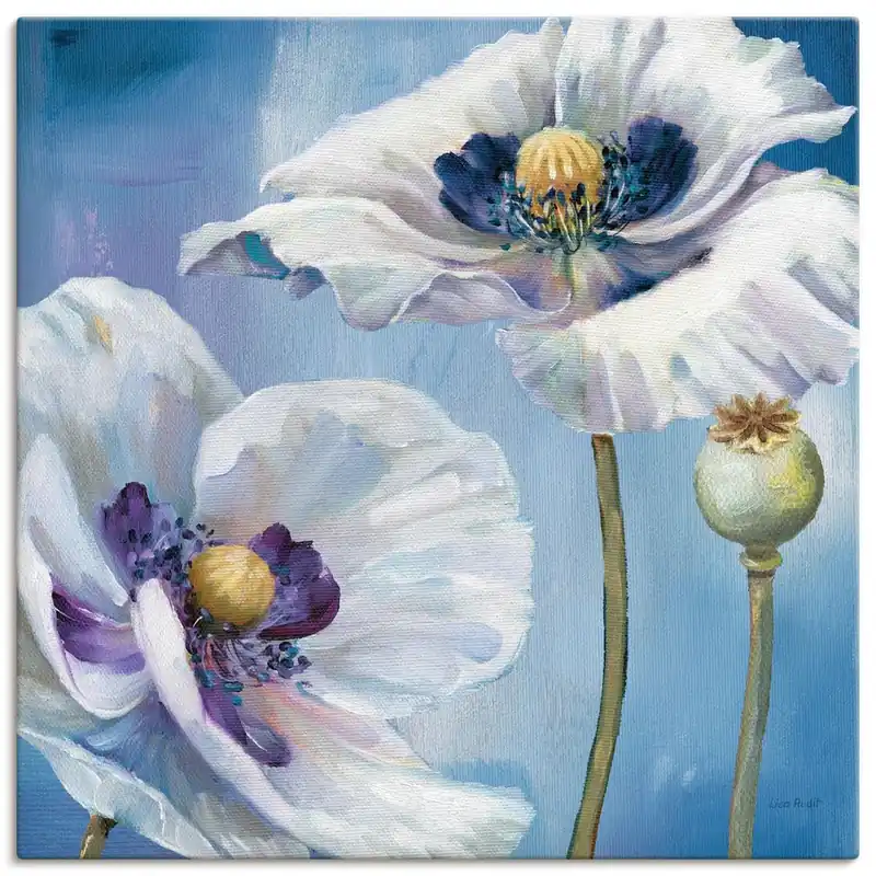 Gratis Versand Blauer Tanz II B2MS Wandbild