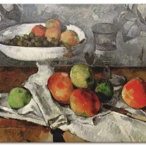 Aktuell Stillleben mit Obstschale B5SG Wandbild