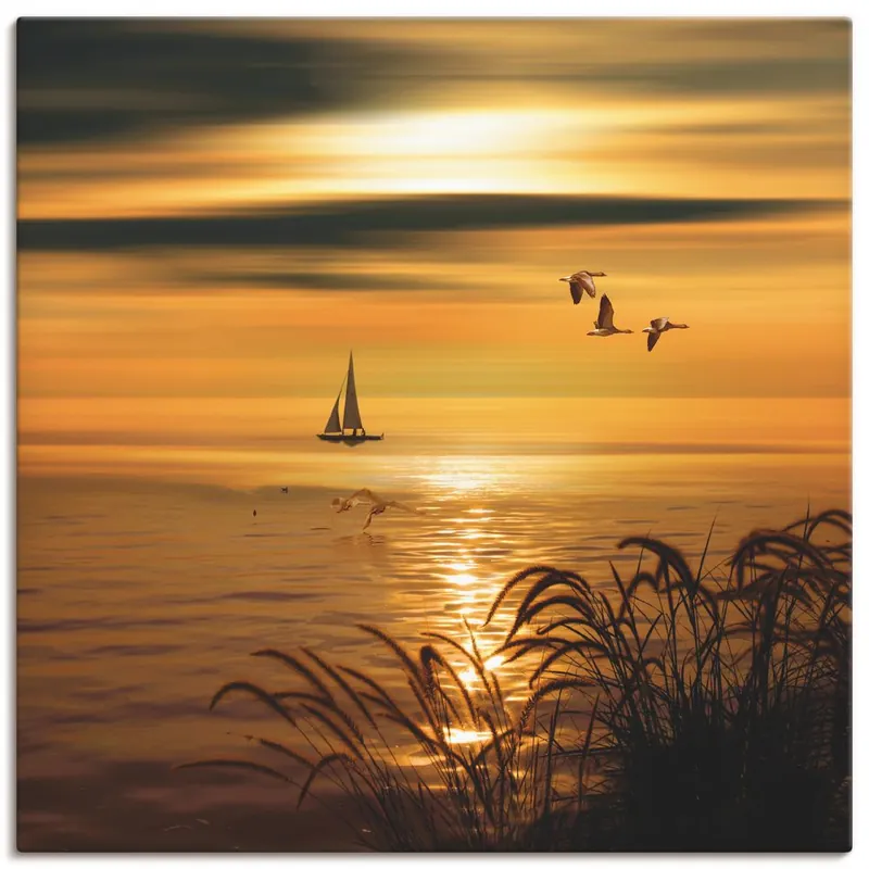 Angebot Goldene See Impressionen T6ES Wandbild