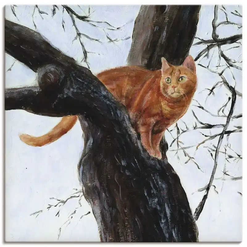 Nur Heute Katze im Baum Q3IZ Wandbild