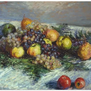Aktuell Stilleben mit Birnen und Trauben. 1880 T6TG Wandbild