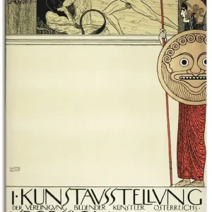 Plakat für die Ausstellung der I. Secession (Vor d B5LJ Wandbild Knallerangebot