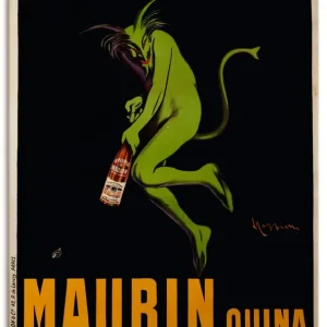 Maurin Quina. Um 1922 T7VE Wandbild Preisreduziert