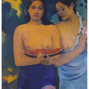 Zwei Frauen von Tahiti. 1899 T7JF Wandbild Sofort Bestellen