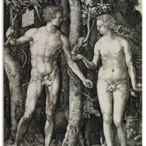 Adam und Eva. 1504 T7YN Wandbild Saisonangebot