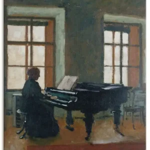 Solange Der Vorrat Reicht Am Klavier. 1910 T8CA Wandbild