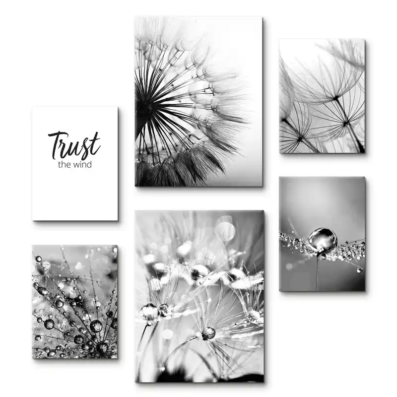 Pusteblumen - Trust the wind Wandbild Bestseller