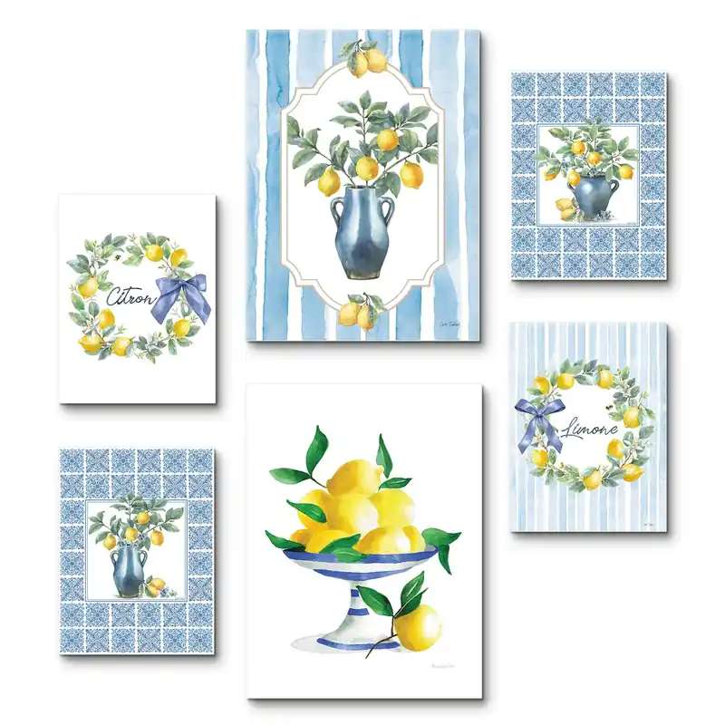 Knallerangebot Amalfi Zitronen Deko Wandbild