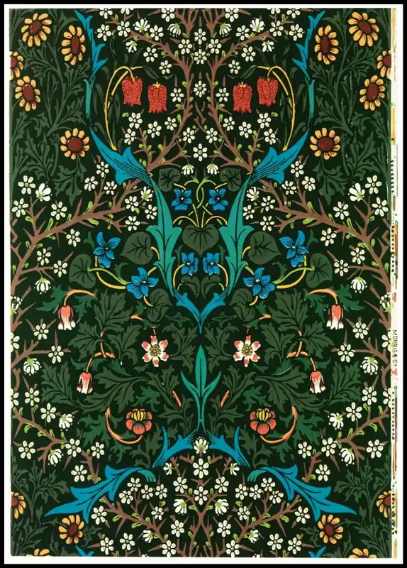 Finale Aktion Tulip by William Morris Poster