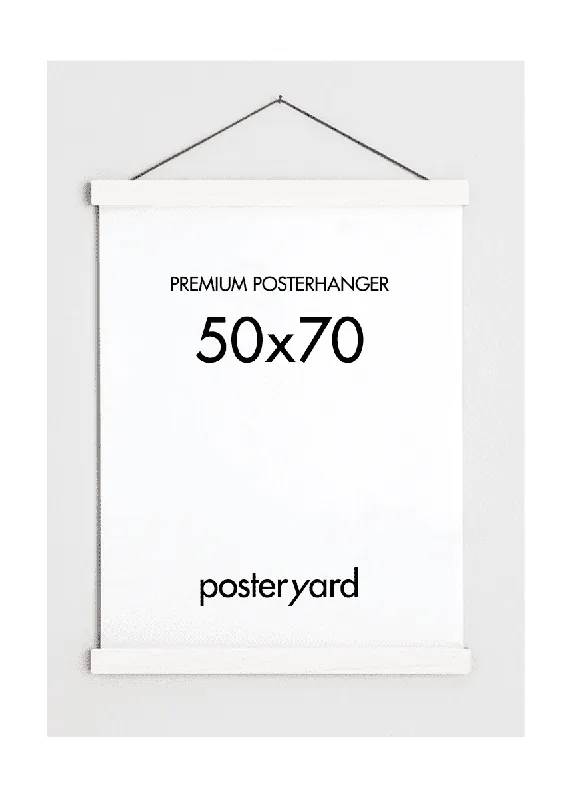 Posterleiste Weiß 51 cm Kostenloser Versand