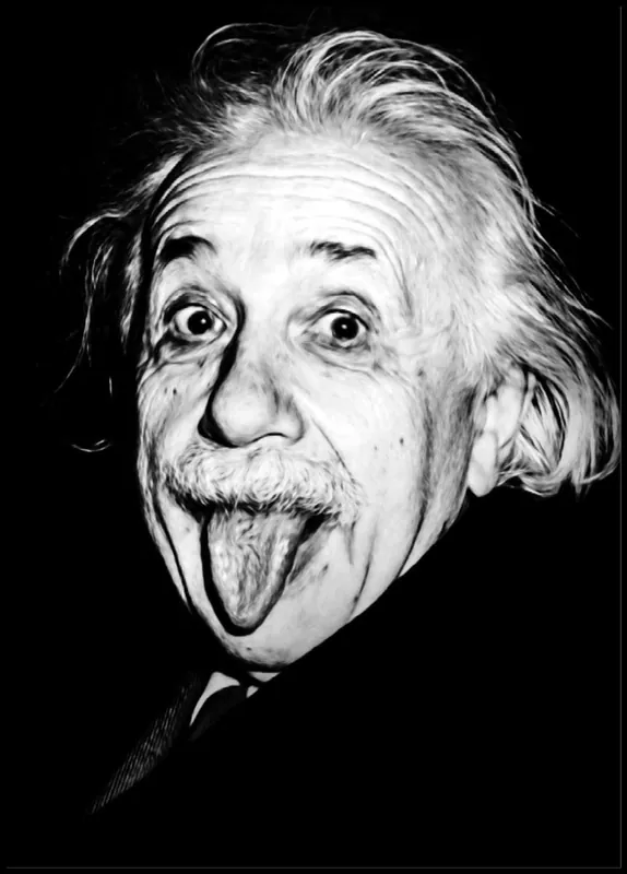 Sonderaktion Albert Einstein Tongue Poster
