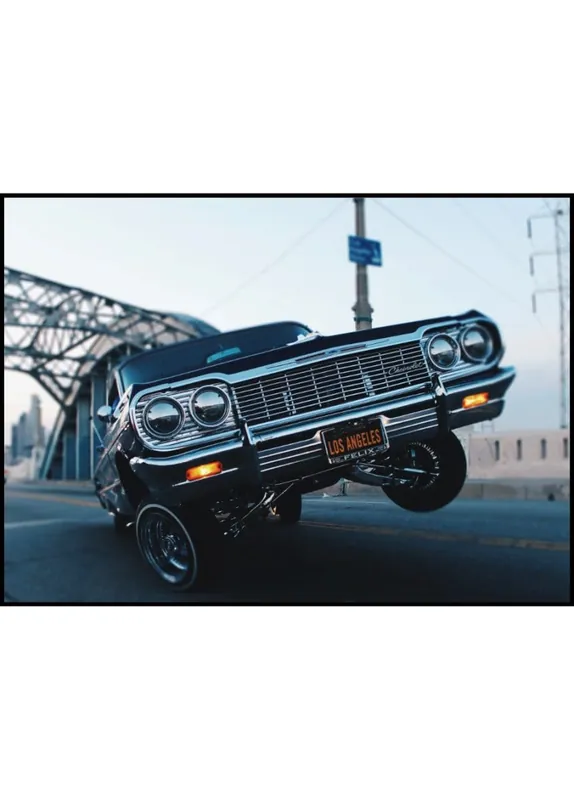 Meistverkauft Hydraulic Lowrider In L.A Poster