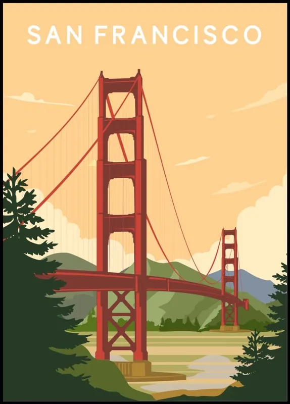 San Francisco Amazing Travel Poster nr.2 Sofort Bestellen